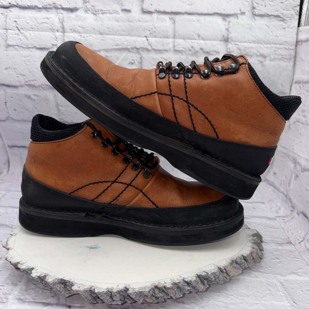 VTG Polo Jeans Co. Ralph Lauren Men’s 10D Hiking Sport Mountain Leather Boots - Picture 9 of 12